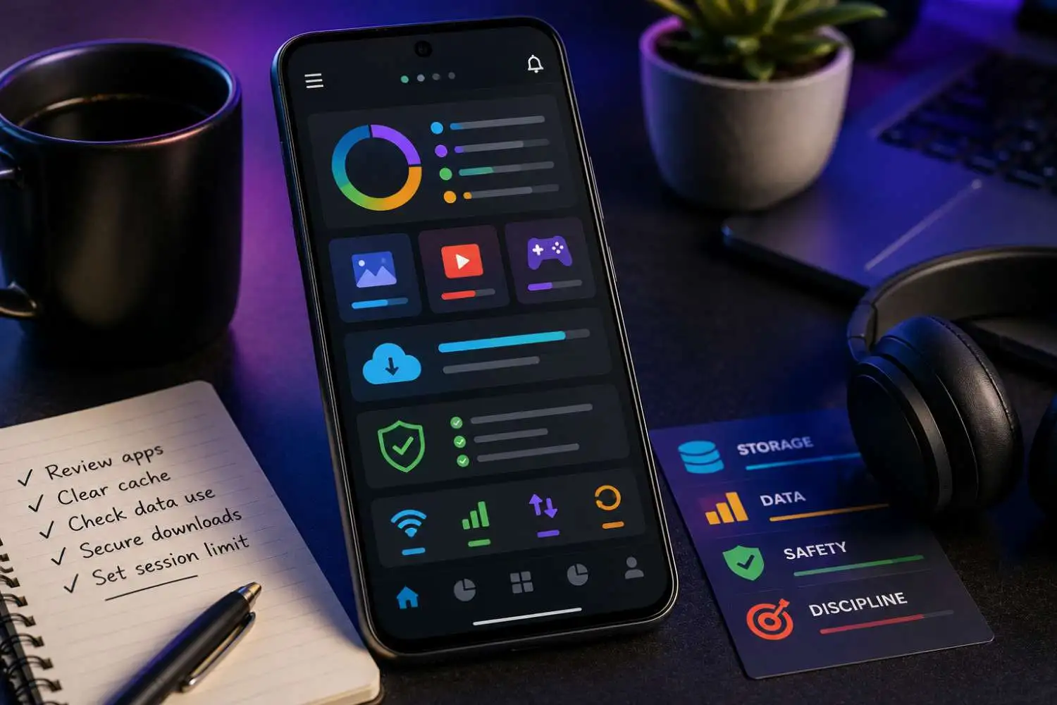 Smart Mobile App Habits A Guide to Storage, Data, and Safe Downloads